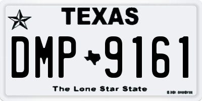 TX license plate DMP9161