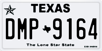 TX license plate DMP9164