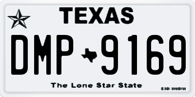 TX license plate DMP9169