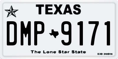 TX license plate DMP9171