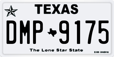 TX license plate DMP9175