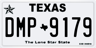 TX license plate DMP9179