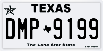 TX license plate DMP9199