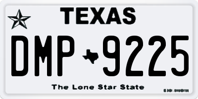 TX license plate DMP9225