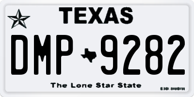 TX license plate DMP9282