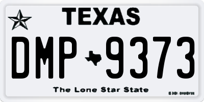 TX license plate DMP9373