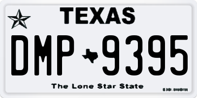 TX license plate DMP9395