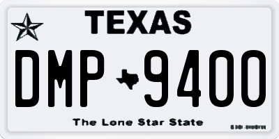 TX license plate DMP9400