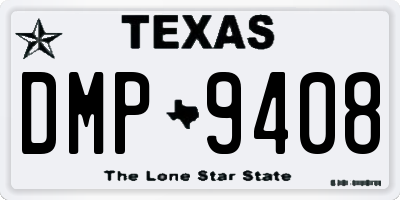 TX license plate DMP9408