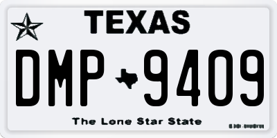 TX license plate DMP9409