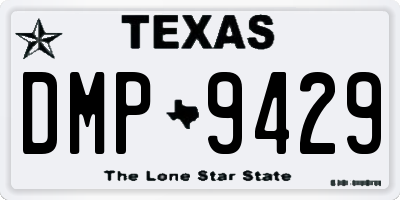 TX license plate DMP9429