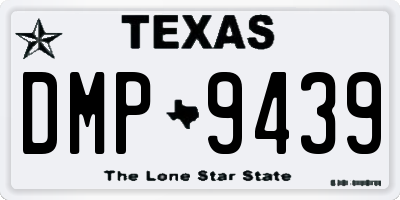 TX license plate DMP9439