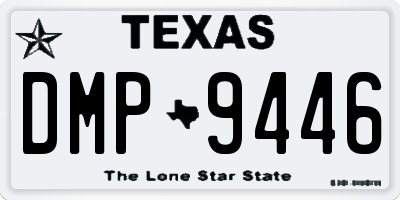 TX license plate DMP9446