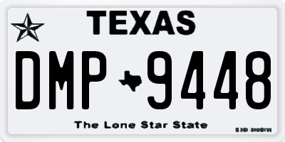 TX license plate DMP9448
