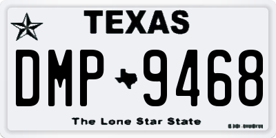TX license plate DMP9468