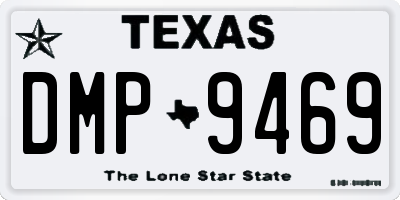 TX license plate DMP9469