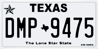 TX license plate DMP9475