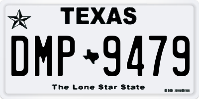 TX license plate DMP9479