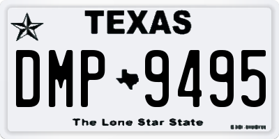 TX license plate DMP9495