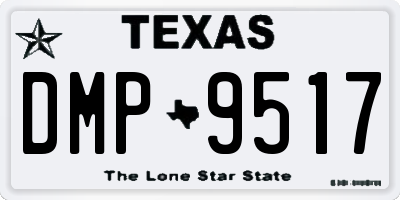 TX license plate DMP9517