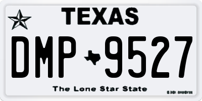 TX license plate DMP9527
