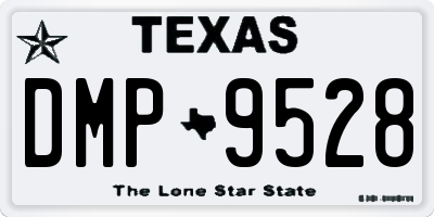 TX license plate DMP9528