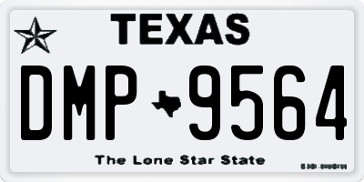 TX license plate DMP9564