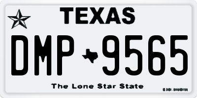 TX license plate DMP9565