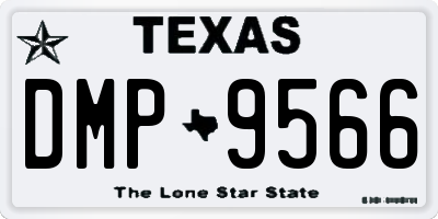 TX license plate DMP9566