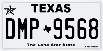 TX license plate DMP9568