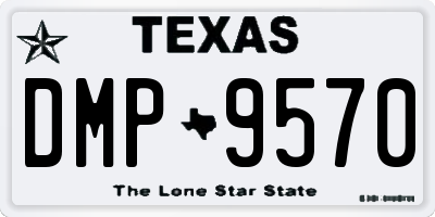 TX license plate DMP9570