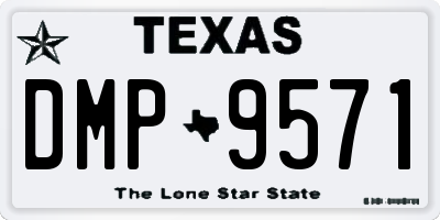 TX license plate DMP9571