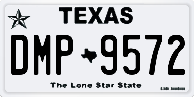 TX license plate DMP9572