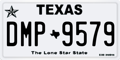 TX license plate DMP9579