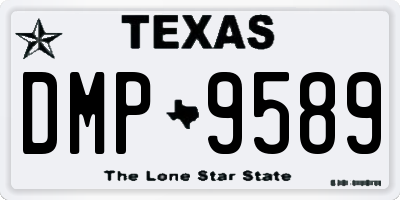 TX license plate DMP9589