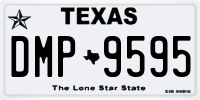 TX license plate DMP9595
