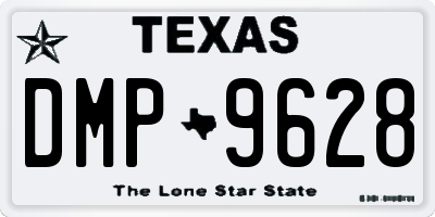 TX license plate DMP9628