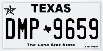 TX license plate DMP9659