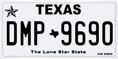 TX license plate DMP9690