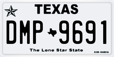 TX license plate DMP9691