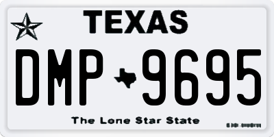 TX license plate DMP9695