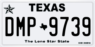 TX license plate DMP9739