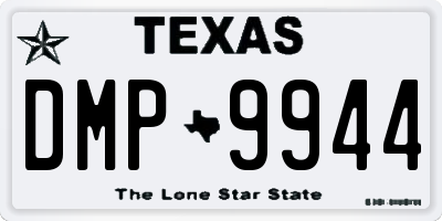 TX license plate DMP9944