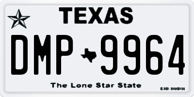 TX license plate DMP9964
