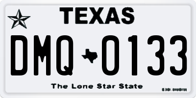 TX license plate DMQ0133