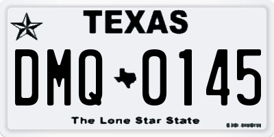 TX license plate DMQ0145