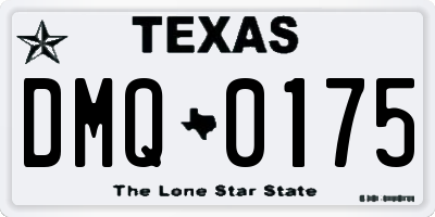 TX license plate DMQ0175