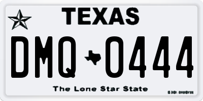 TX license plate DMQ0444