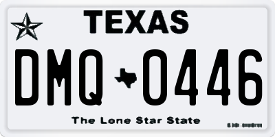 TX license plate DMQ0446