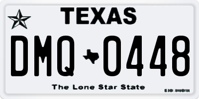 TX license plate DMQ0448